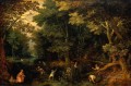 Latona y los campesinos licios El flamenco Jan Brueghel el Viejo bosque